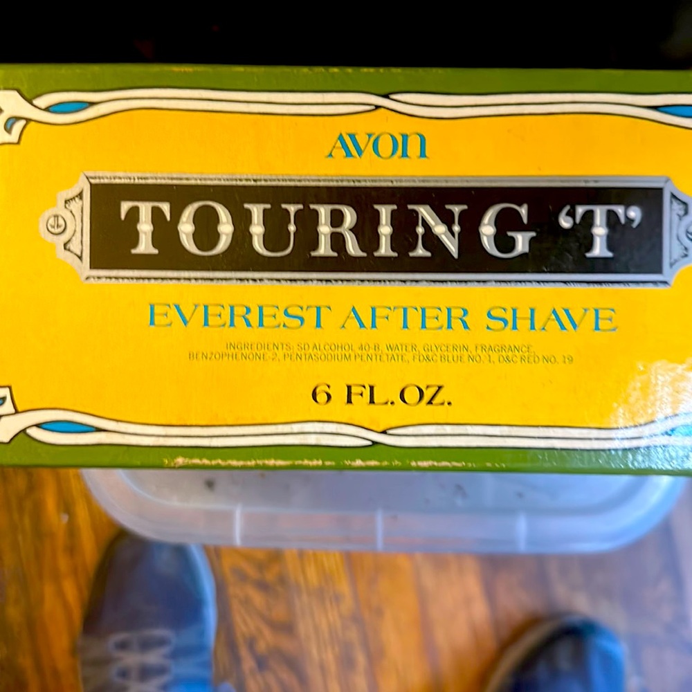 Avon touring t Everest aftershave